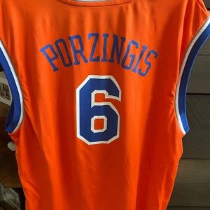 Kristaps Porzingas basketball jersey